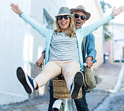 couple on bike