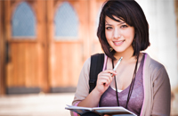 young female student