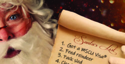 Santa with list in hand