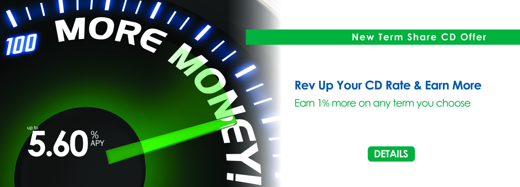 speedometer like gauge with more money graphic on it