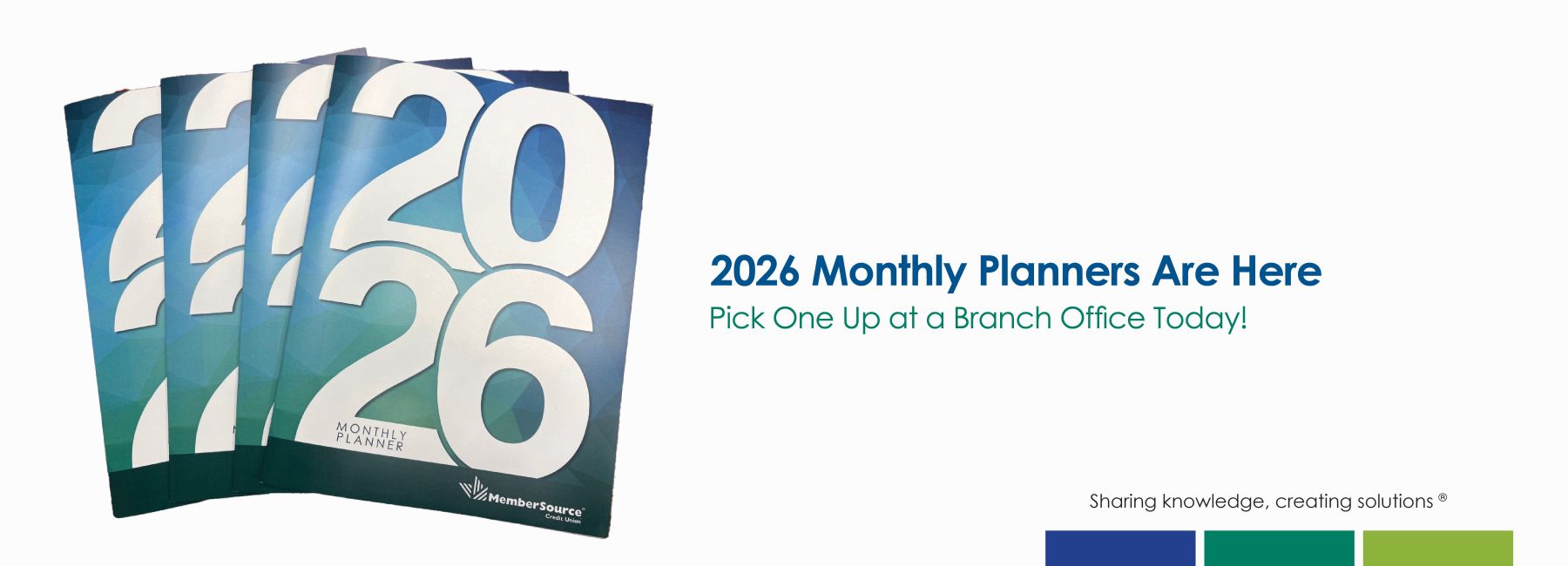 image of 4 2026 monthly planner covers